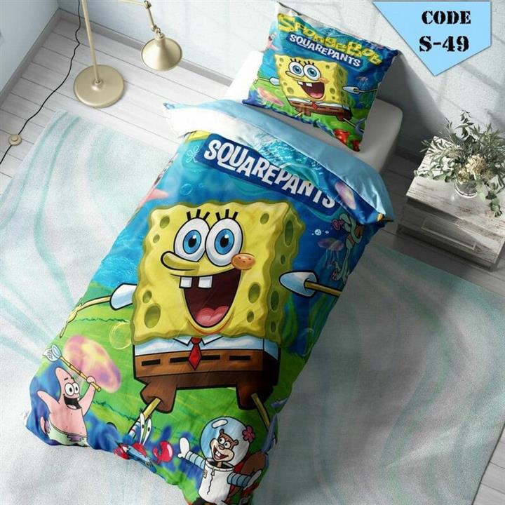 روتختی طرح باب اسفنجی 3 بعدی 4 تیکه برند رویال با دوسال